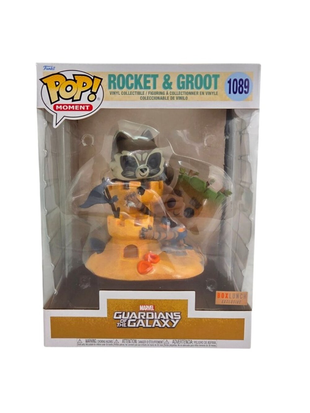 Funko Pop! Moment Rocket & Groot Vinyl Figure Guardians Of The Galaxy #1089
